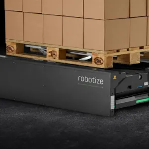 Zetes investerar i företaget Robotize, och deras Autonomous Mobile Robots